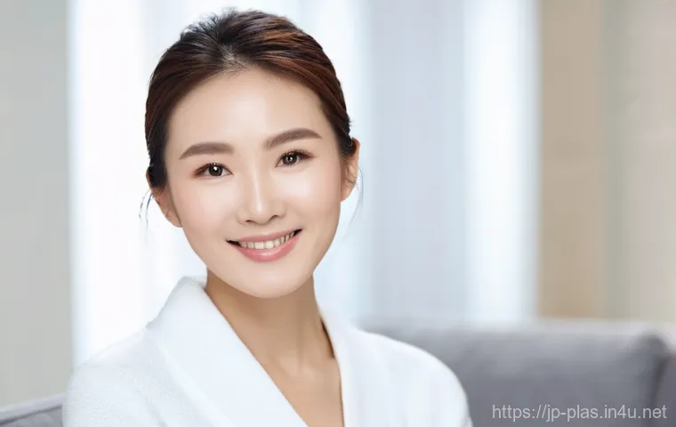 피부과 시술과 성형 차이 - **Prompt 1: Radiant Skin Transformation**
    "A confident and happy Japanese woman in her late 20s ...